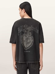 AllSaints Black Sabbath Short Sleeve Crew Neck T-Shirt - Image 2 of 6