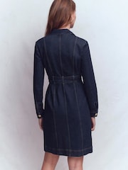 Boden Zip Denim Short Dress - Bilde 2 av 5