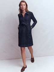 Boden Zip Denim Short Dress - Bilde 3 av 5