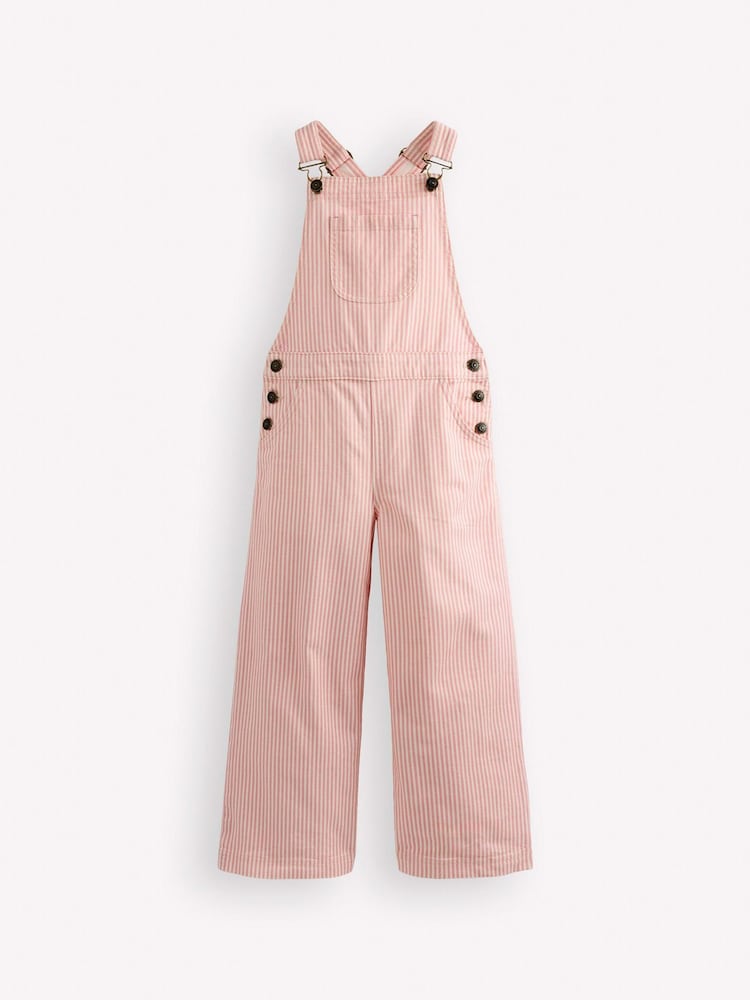 Boden Pink Wide Leg Dungaree - Image 1 of 3