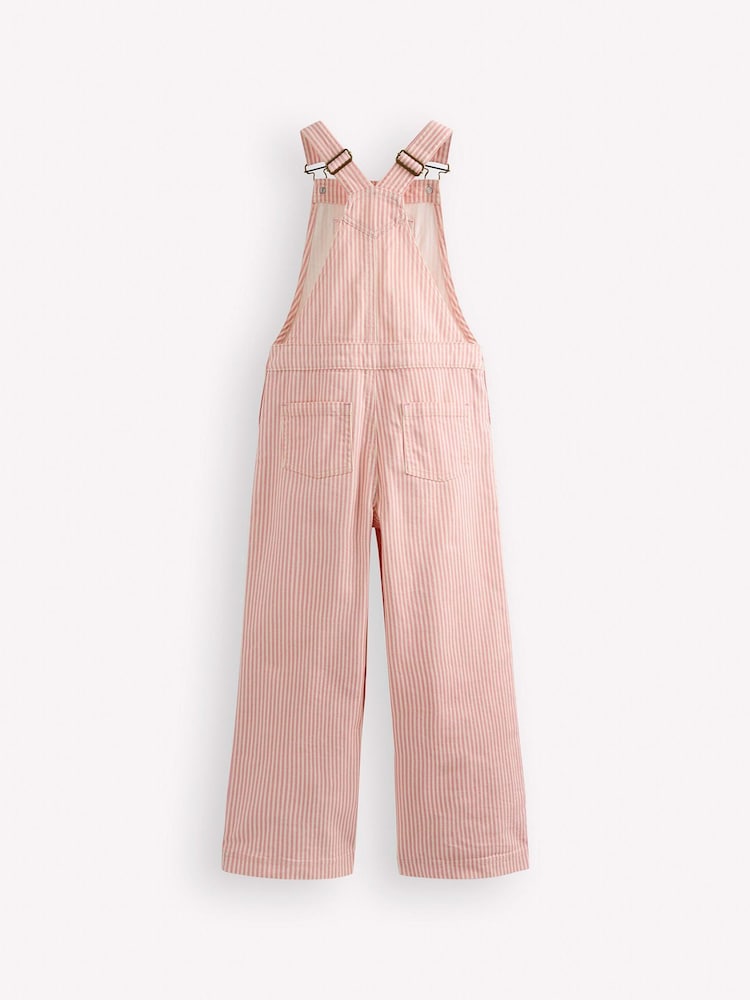 Boden Pink Wide Leg Dungaree - Image 2 of 3