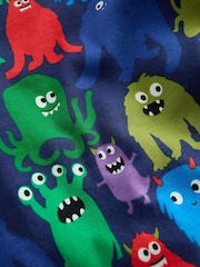 Boden Blue Snug Glow-In-The-Dark Pyjamas - Image 3 of 3