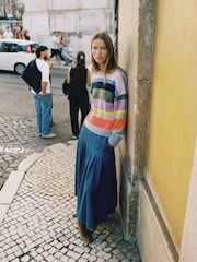 Boden Blue Valentina Denim Skirt - Image 1 of 7