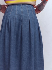 Boden Blue Valentina Denim Skirt - Image 6 of 7