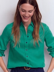 Boden Green Sienna Linen Shirt - Image 2 of 5