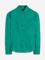 Boden Green Sienna Linen Shirt - Image 5 of 5
