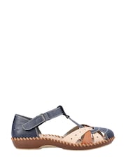 Rieker Blue Shoes Hook & Loop - Image 3 of 6