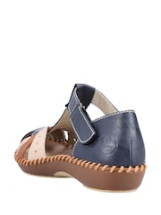 Rieker Blue Shoes Hook & Loop - Image 4 of 6