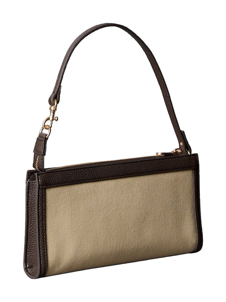 Calvin Klein Brown Coated PU Zip Wallet - Image 2 of 3