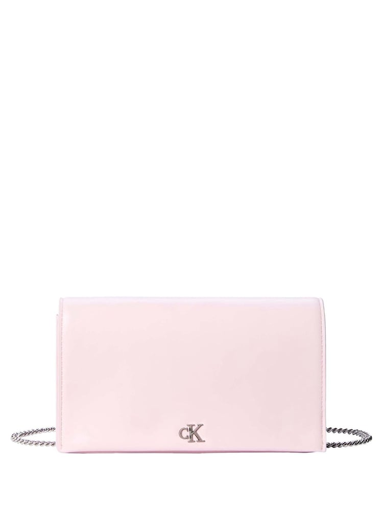Calvin Klein Pink Monogram Chain Wallet - Image 1 of 3