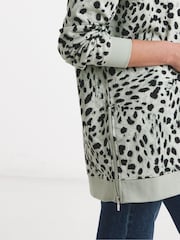 JD Williams Animal Side Zip Longline Sweatshirt - Image 4 of 4