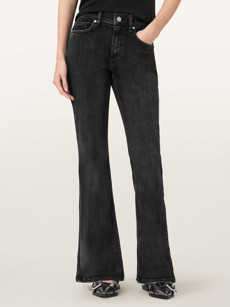 AllSaints Black Ember Stretch Jeans - Image 1 of 7