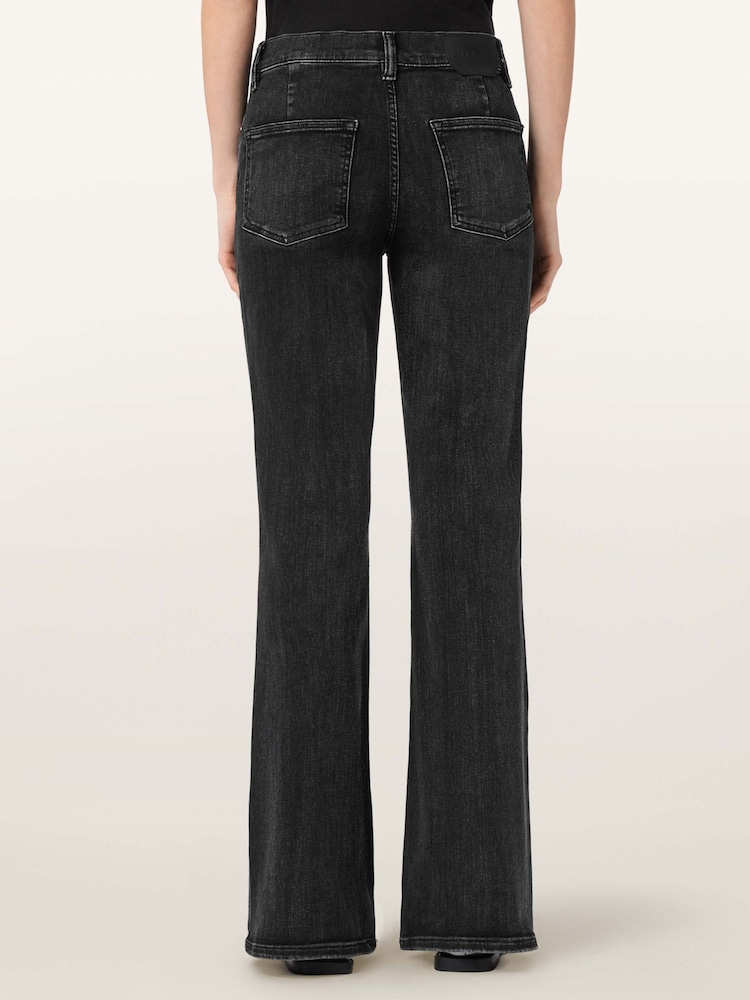 AllSaints Black Ember Stretch Jeans - Image 2 of 7
