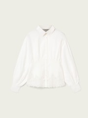 AllSaints White Carol Shirt - Image 6 of 6