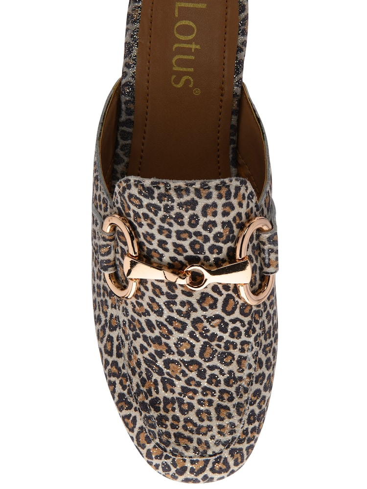 Lotus Animal Flat Mule Shoes - Image 4 of 4 Lotus Animal Flat Mule Shoes - Image 4 of 4