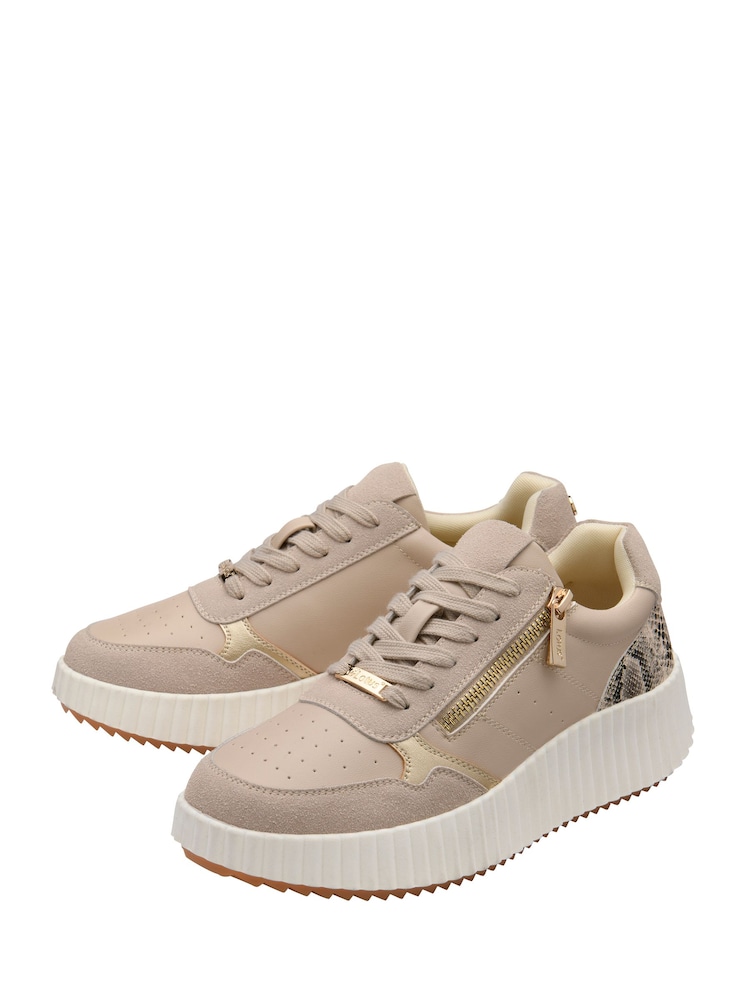 Lotus Natural Zip-Up Trainers - Image 2 of 4 Lotus Natural Zip-Up Trainers - Image 2 of 4