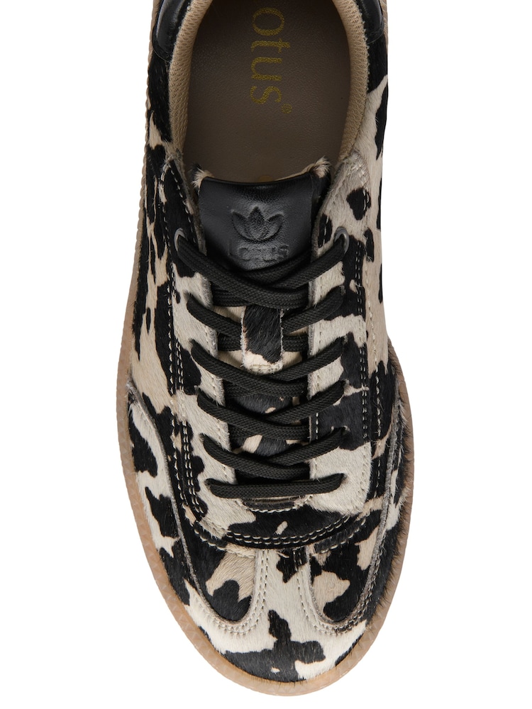 Lotus Animal Leather Lace-Up Trainers - Image 4 of 4 Lotus Animal Leather Lace-Up Trainers - Image 4 of 4