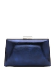 Lotus Blue Clutch Bag with Chain - Image 2 of 4