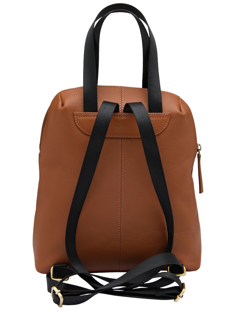 Lotus Brown Leather Everyday Bag - Image 2 of 5
