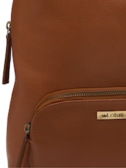 Lotus Brown Leather Everyday Bag - Image 4 of 5