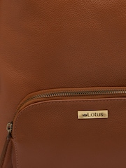 Lotus Brown Leather Everyday Bag - Image 5 of 5