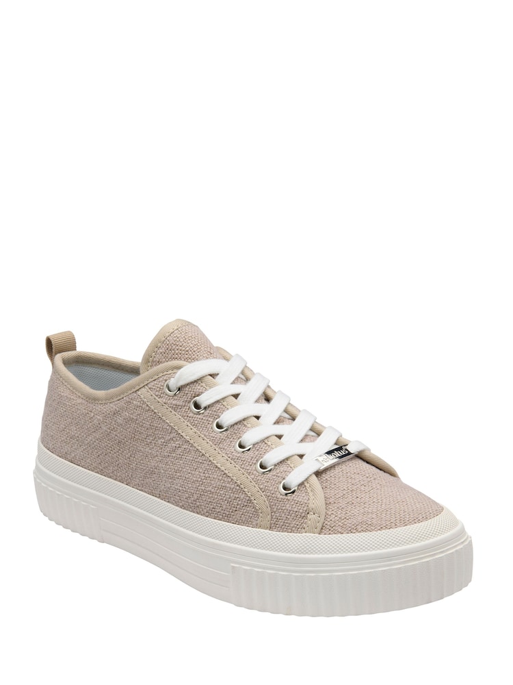 Lotus Natural Lace-Up Trainers - Image 1 of 4