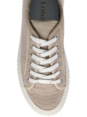 Lotus Natural Lace-Up Trainers - Image 4 of 4