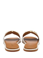 Lotus White Flat Mule Sandals - Image 3 of 4