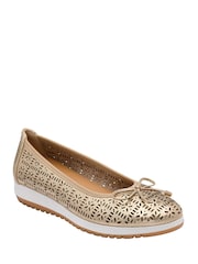 Lotus Gold Slip-On Shoes - Image 1 of 4