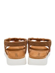 Lotus Brown Flat Slip-On Sandals - Image 4 of 4
