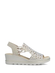 Rieker Cream Sandals - Image 2 of 7