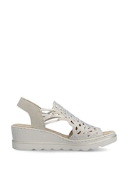 Rieker Cream Sandals - Image 3 of 7
