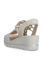 Rieker Cream Sandals - Image 5 of 7