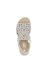 Rieker Cream Sandals - Image 6 of 7
