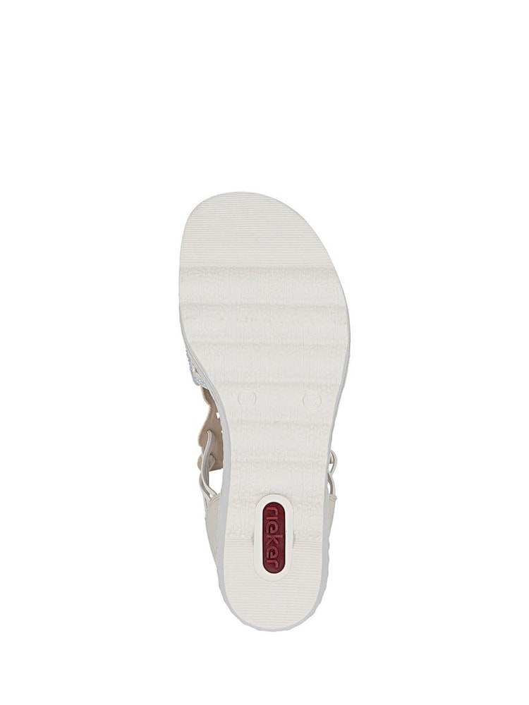 Rieker Cream Sandals - Image 7 of 7