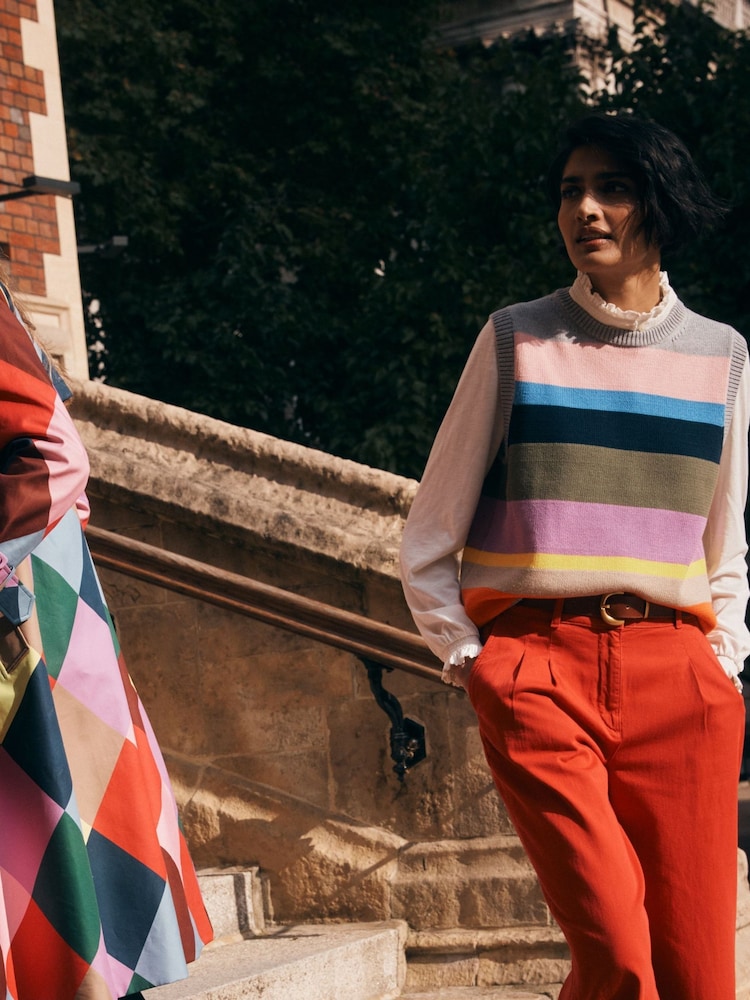 رداء علوي بدون أكمام من القطن Lucy من Boden - Image 1 of 7