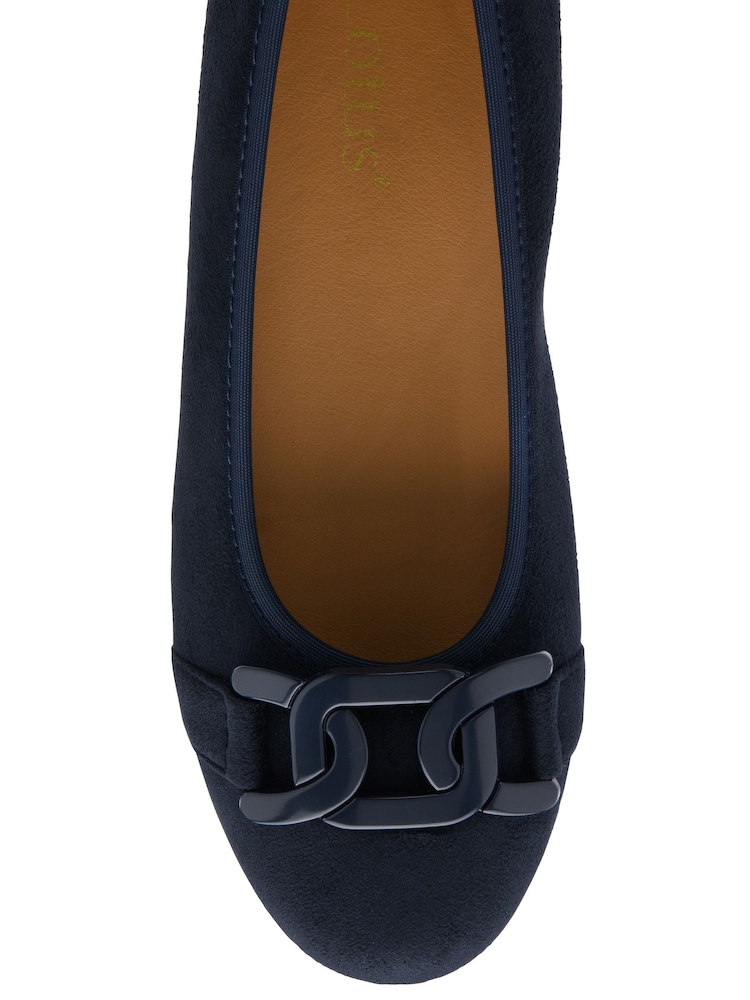 Lotus Blue Flat Slip-On Shoes - Image 4 of 4