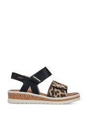 Rieker Black Sandals - Image 2 of 6