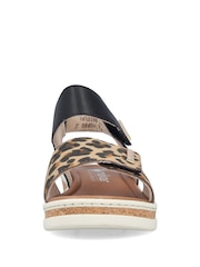 Rieker Black Sandals - Image 3 of 6