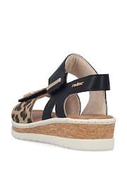 Rieker Black Sandals - Image 4 of 6