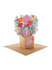 Hallmark Pink Mother's Day Card 3D Pop-Up Floral Bouquet - Image 2 of 4
