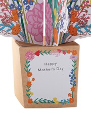 Hallmark Pink Mother's Day Card 3D Pop-Up Floral Bouquet - Image 4 of 4