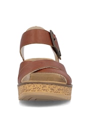 Rieker Brown Sandals - Image 4 of 7