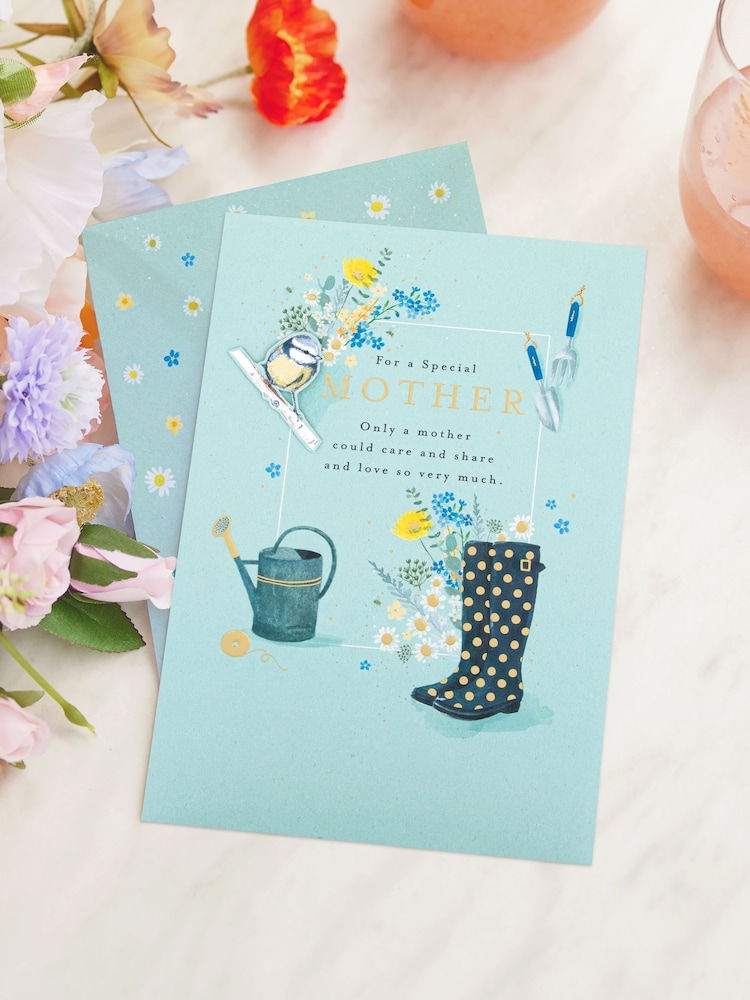 Hallmark Green Mother's Day Card For Mother Lucy Cromwell Design - Image 1 of 4 Hallmark Green Mother's Day Card For Mother Lucy Cromwell Design - Image 1 of 4