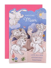 Hallmark Blue Mother's Day Card For Mum Disney Characters Design - Image 2 of 4