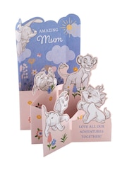 Hallmark Blue Mother's Day Card For Mum Disney Characters Design - Image 3 of 4