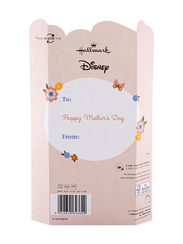 Hallmark Blue Mother's Day Card For Mum Disney Characters Design - Image 4 of 4
