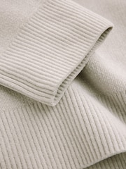 Light Grey Chenille Crew Neck Jumper - Image 6 of 7