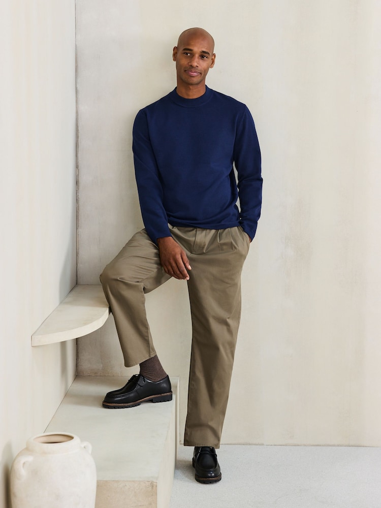 Navy N. Premium Ultrasoft Knitted Jumper with Wool - Image 1 of 4 Navy N. Premium Ultrasoft Knitted Jumper with Wool - Image 1 of 4