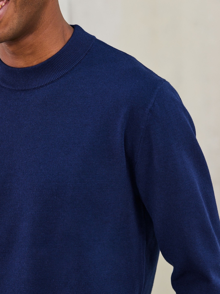 Navy N. Premium Ultrasoft Knitted Jumper with Wool - Image 4 of 4 Navy N. Premium Ultrasoft Knitted Jumper with Wool - Image 4 of 4